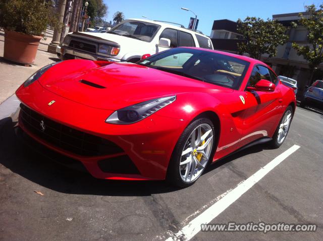 Ferrari F12 spotted in La Jolla, California