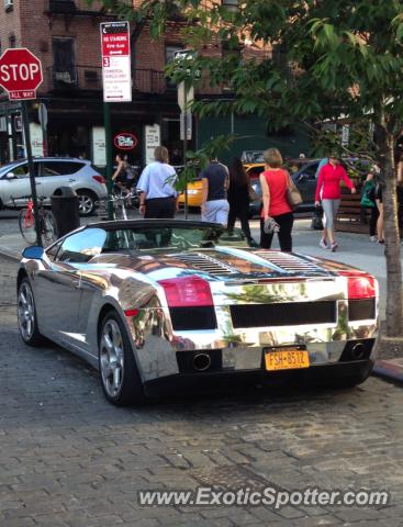 Lamborghini Gallardo spotted in New York City, New York