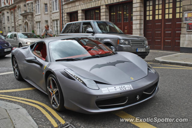 Ferrari 458 Italia spotted in London, United Kingdom