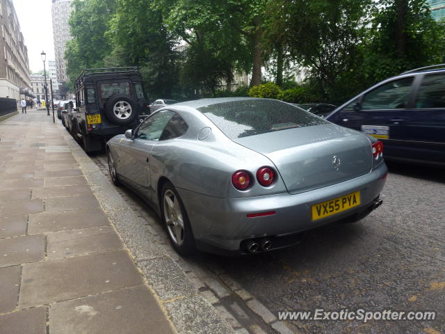 Ferrari 612 spotted in London, United Kingdom