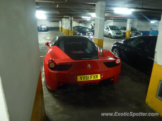 Ferrari 458 Italia spotted in London, United Kingdom