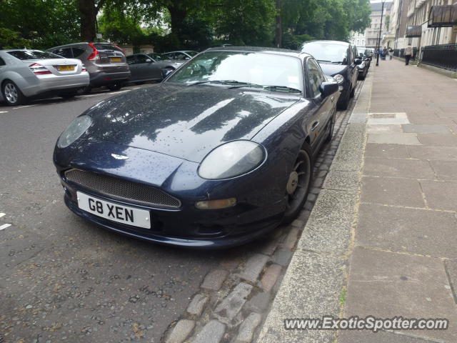 Aston Martin DB7 spotted in London, United Kingdom