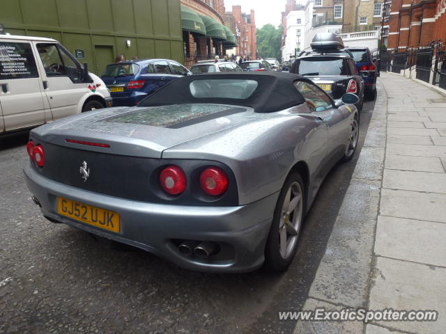 Ferrari 360 Modena spotted in London, United Kingdom