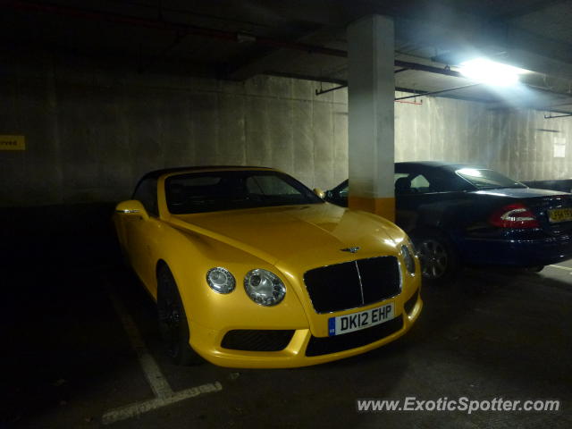 Bentley Continental spotted in London, United Kingdom