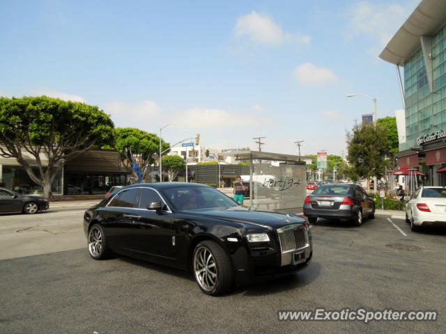 Rolls Royce Ghost spotted in Beverly Hills, California