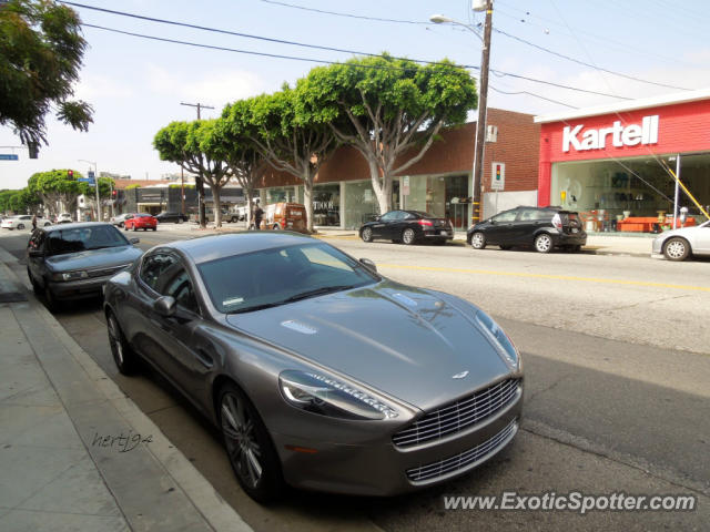 Aston Martin Rapide spotted in Beverly Hills, California