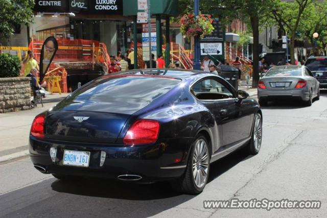 Bentley Continental spotted in Toronto, Canada