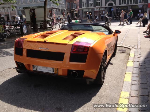 Lamborghini Gallardo spotted in Copenhagen, Denmark