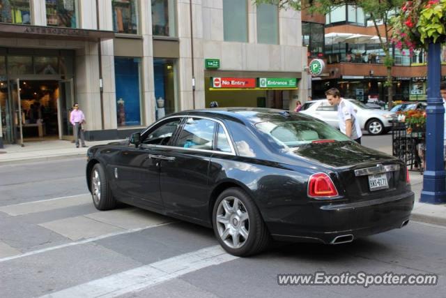 Rolls Royce Ghost spotted in Toronto, Canada