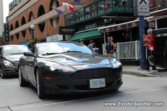 Aston Martin DB9 spotted in Toronto, Canada