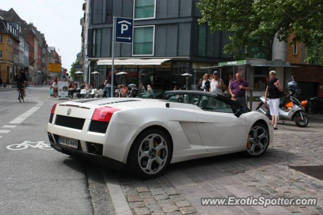 Lamborghini Gallardo spotted in Copenhagen, Denmark