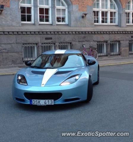 Lotus Evora spotted in Copenhagen, Denmark