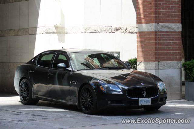 Maserati Quattroporte spotted in Toronto, Canada