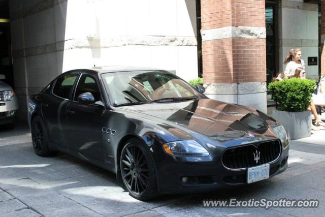 Maserati Quattroporte spotted in Toronto, Canada