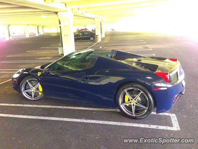 Ferrari 458 Italia spotted in Patterson, New Jersey