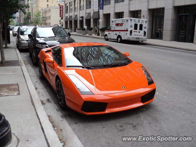 Lamborghini Gallardo spotted in Chicago, Illinois