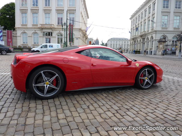 Ferrari 458 Italia spotted in Brussels, Belgium