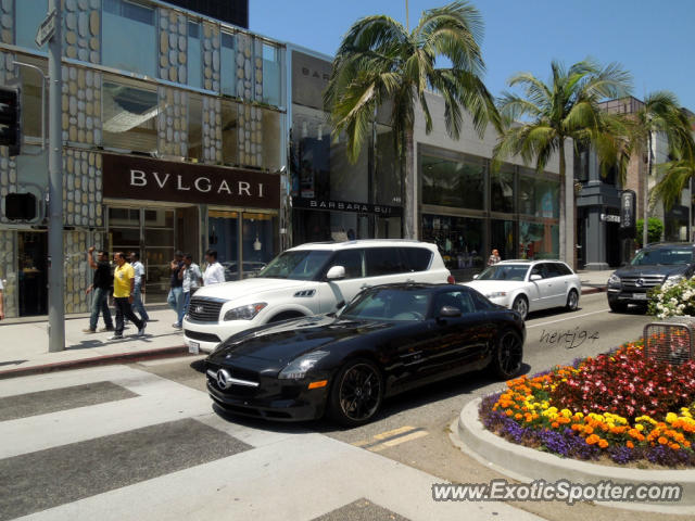 Mercedes SLS AMG spotted in Beverly Hills, California