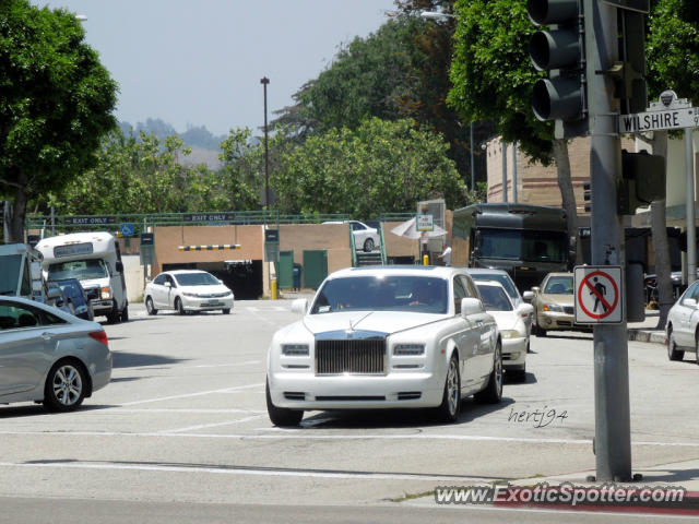 Rolls Royce Phantom spotted in Beverly Hills, California