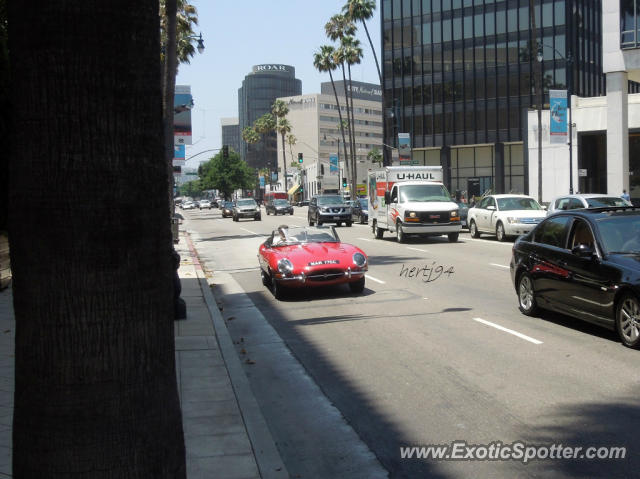 Jaguar E-Type spotted in Beverly Hills, California