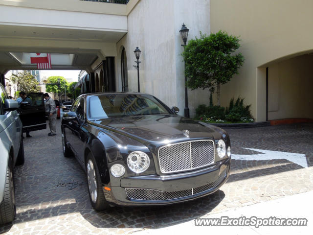 Bentley Mulsanne spotted in Beverly Hills, California