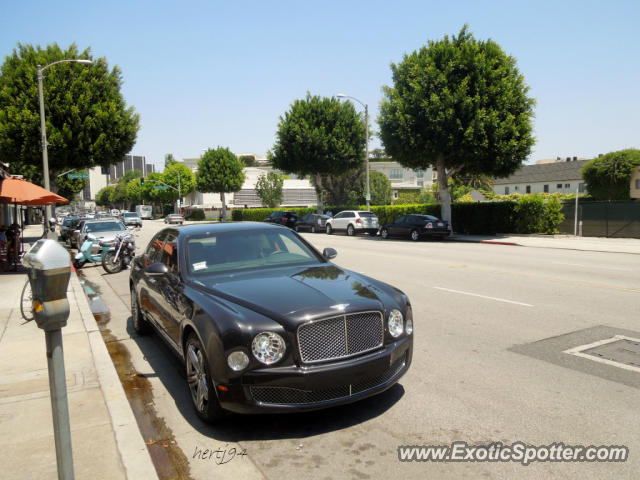 Bentley Mulsanne spotted in Beverly Hills, California