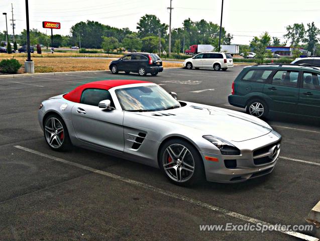 Mercedes SLS AMG spotted in Canandaigua, New York