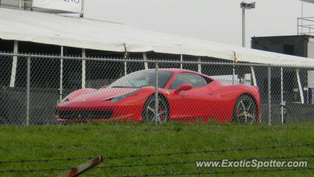 Ferrari 458 Italia spotted in Watkins Glen, New York