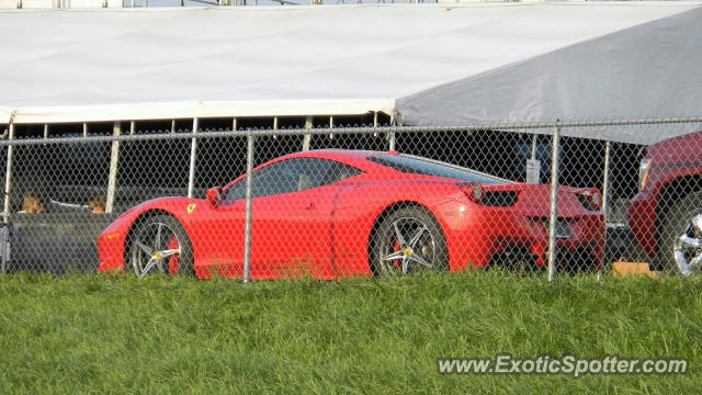 Ferrari 458 Italia spotted in Watkins Glen, New York