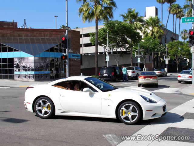 Ferrari California spotted in Beverly Hills, California