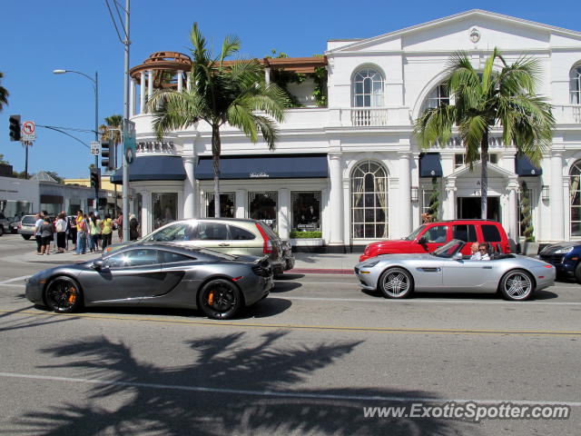 Mclaren MP4-12C spotted in Beverly Hills, California