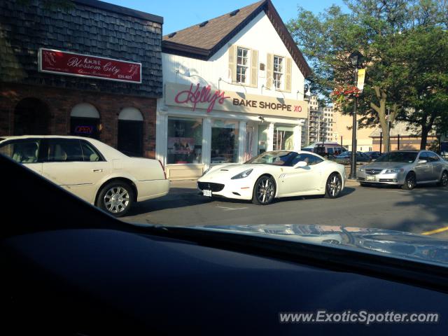 Ferrari California spotted in Burlington, Canada