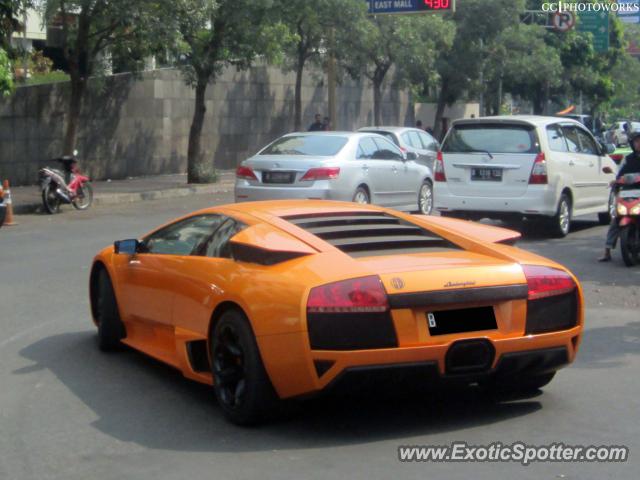 Lamborghini Murcielago spotted in Jakarta, Indonesia