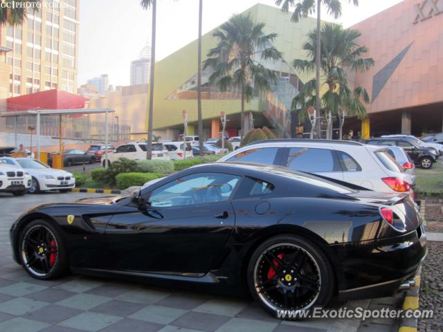 Ferrari 599GTB spotted in Jakarta, Indonesia