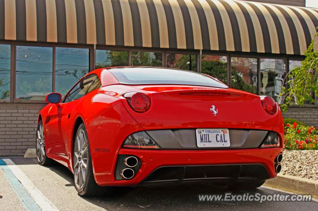 Ferrari California spotted in Red Bank, New Jersey