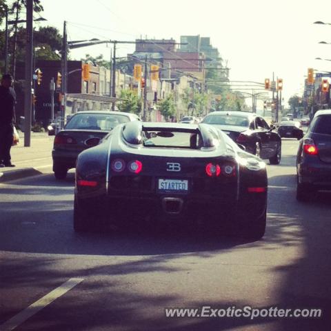 Bugatti Veyron spotted in Toronto, Canada