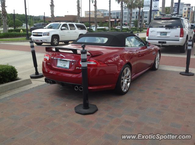 Jaguar XKR-S spotted in Jacksonville, Florida