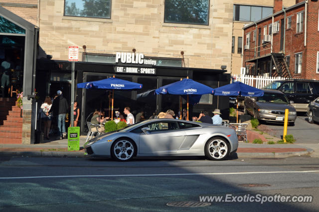 Lamborghini Gallardo spotted in Chevy Chase, Maryland