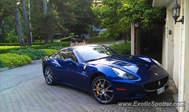 Ferrari California spotted in London, Ontario, Canada