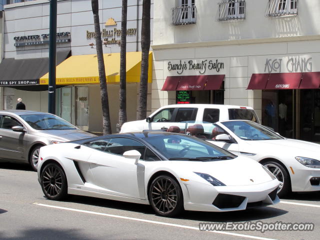 Lamborghini Gallardo spotted in Beverly Hills, California