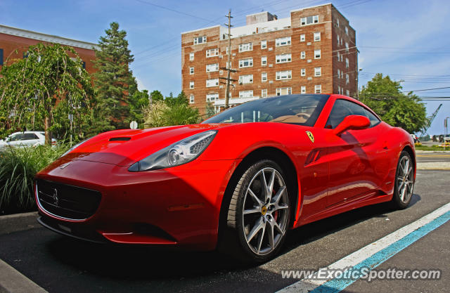 Ferrari California spotted in Red Bank, New Jersey