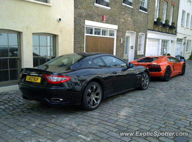 Lamborghini Aventador spotted in London, United Kingdom