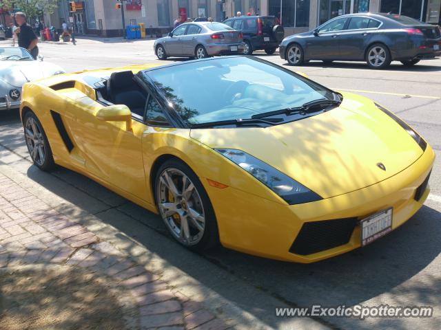 Lamborghini Gallardo spotted in Oakville, Canada