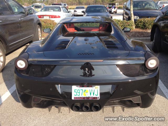 Ferrari 458 Italia spotted in Jacksonville, Florida