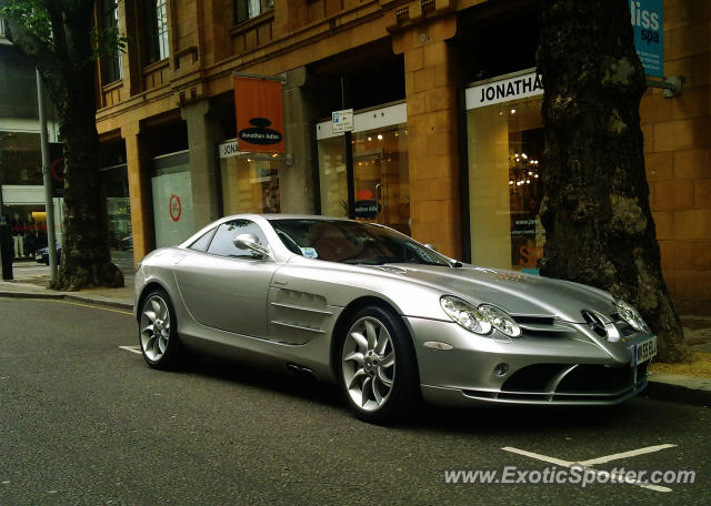 Mercedes SLR spotted in London, United Kingdom