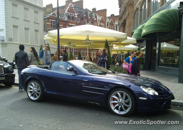 Mercedes SLR spotted in London, United Kingdom