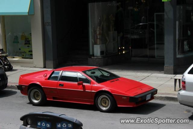 Lotus Esprit spotted in Toronto, Canada