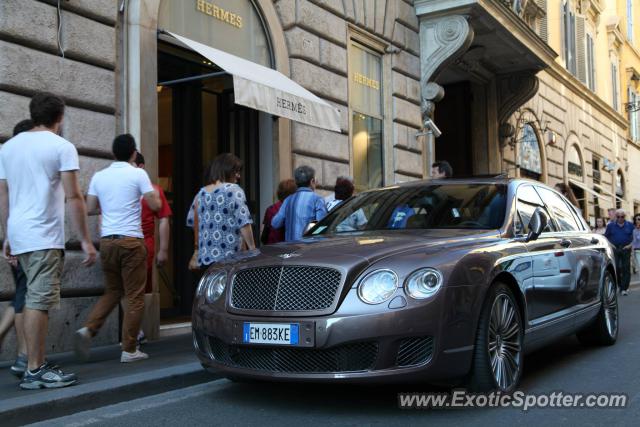 Bentley Continental spotted in Rome, Italy