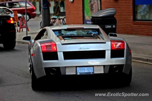 Lamborghini Gallardo spotted in Toronto, Canada