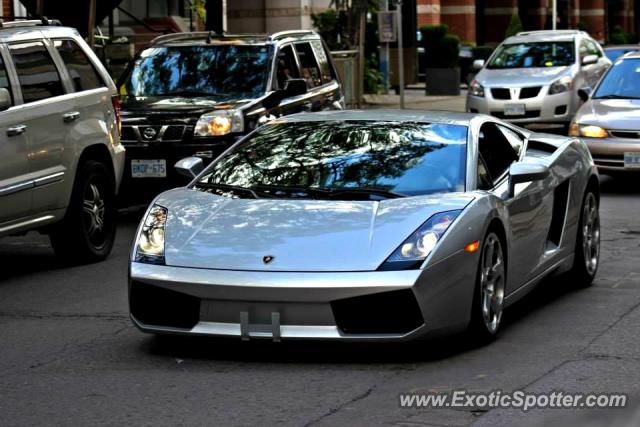 Lamborghini Gallardo spotted in Toronto, Canada